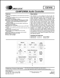 CS7410-CM Datasheet