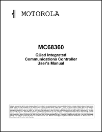 MC68EN360CRC25 Datasheet