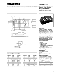 CM600HU-12F Datasheet