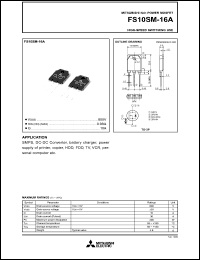 FS10SM-16A Datasheet