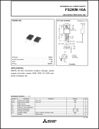 FS2KM-16A Datasheet