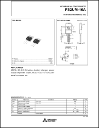 FS2UM-16A Datasheet