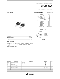 FS5UM-16A Datasheet
