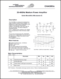 CHA3093c99F-00 Datasheet