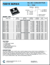 FDD15-05S3 Datasheet