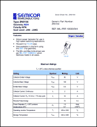 2N5154 Datasheet