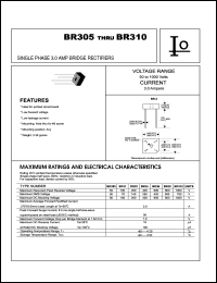 BR305 Datasheet