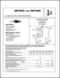 SR1660A Datasheet