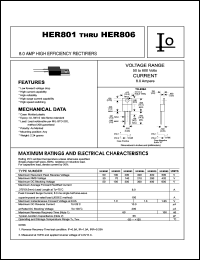 HER801 Datasheet