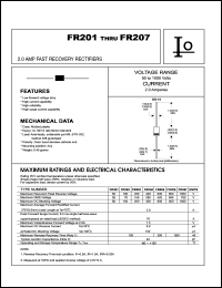 FR205 Datasheet