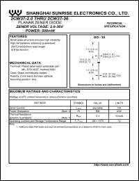 2CW37-3-9B Datasheet