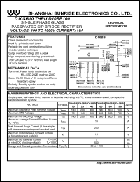 D10SB80 Datasheet