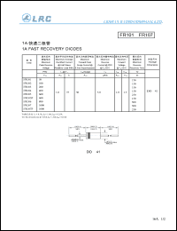 FR101 Datasheet
