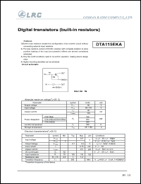 DTA115EE Datasheet