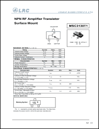 MSC3130T1 Datasheet