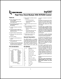 BQ4287MT-SB2 Datasheet