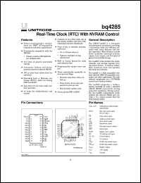 BQ4285S-SB2TR Datasheet