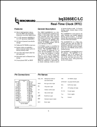 BQ3285LCSS Datasheet