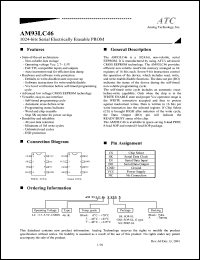 AM93LC46IN8A Datasheet
