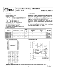 BS616LV4015DI Datasheet