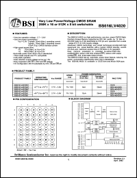 BS616LV4020BI Datasheet