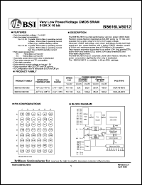 BS616LV8012BI Datasheet
