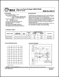 BS616LV8013BI Datasheet