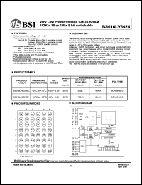 BS616LV8025BI Datasheet