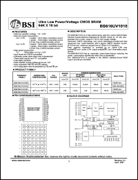 BS616UV1010AC Datasheet