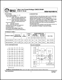 BS616UV8010BI Datasheet