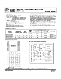 BS62LV8003BI Datasheet