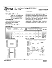 BS62UV2001STI Datasheet