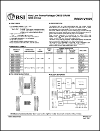 BS62LV1023STI Datasheet