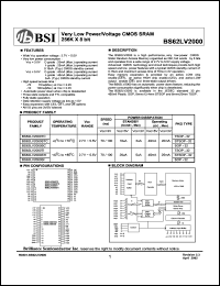 BS62LV2000SC Datasheet