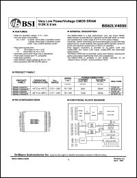 BS62LV4000TI Datasheet