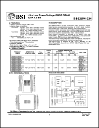 BS62UV1024PI Datasheet