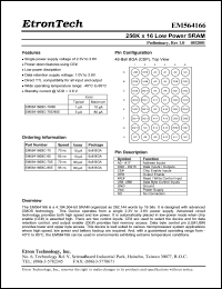 EM564166BC-85 Datasheet