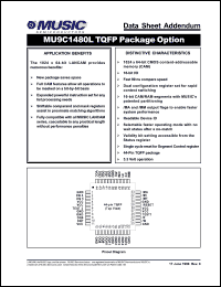 MU9C1480L-90TAC Datasheet