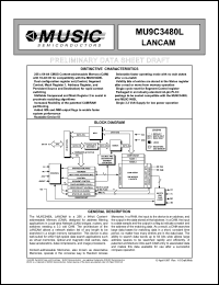 MU9C3480L-90DC Datasheet