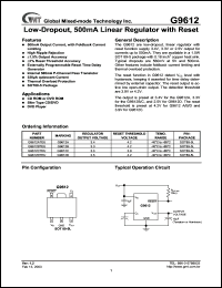 G9612CTEU Datasheet