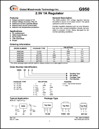 G950T64T Datasheet