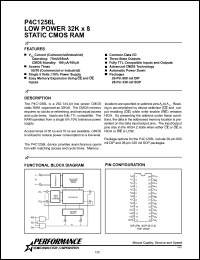 P4C1256L-70PC Datasheet