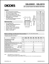 GBJ2004 Datasheet