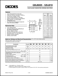 GBJ808 Datasheet