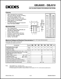 GBJ604 Datasheet