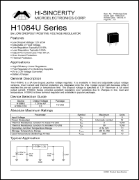H1084-3-3U Datasheet