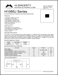 H1085-3-3J Datasheet