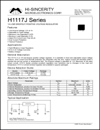 H1117-3-3J Datasheet