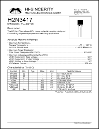 H2N3417 Datasheet