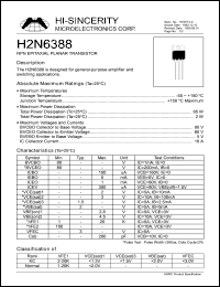 H2N6388 Datasheet
